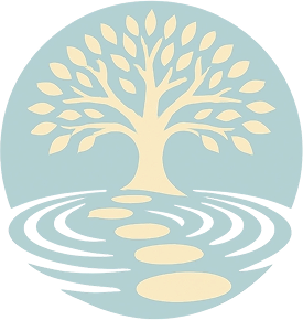 Tree with stepping stones design